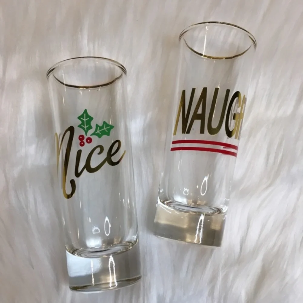 Pottery Barn | Christmas Shot Glasses Set